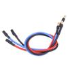 3PCS RC Extension Cable, Silicone ESC Motor Extension Cable Set 30cm 16AWG with 3.5mm Banana Connectors for Motor Connection view 1