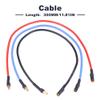 3PCS RC Extension Cable, Silicone ESC Motor Extension Cable Set 30cm 16AWG with 3.5mm Banana Connectors for Motor Connection view 2