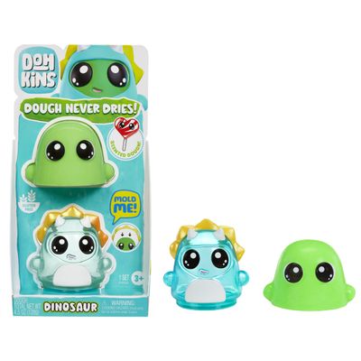 DohKins Dino Single Pack Character - Dough Never Dries, Ages 2+