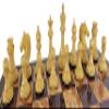 4 Queens Belagio Large Luxury Staunton Chess Men Set with 4 3/8 inch King Bloodwood Paduak and Boxwood - NO Board view 4