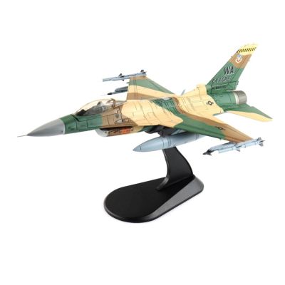 LIUSANGLIU Scale Aircraft 1: 72 for F-16C Fighter Model F-16C Block32 Lizard 64th AGRS Alloy Finished Model Military Aircraft Model Suitable for Display