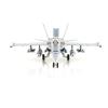 LIUSANGLIU Scale Aircraft 1/72 for F/A-18C Fighter Model Death Rattlers 165220 VMFA-323 US Marines 2021 Static Alloy Plane Model Suitable for Display view 2