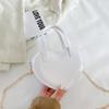 Girls Novelty Mini Heart-Shaped Purse Chain Purse Shoulder Crossbody Bags Tote Handbag Travel Wallet Bag for Women Girl Gift (White) view 3