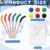 120 Pcs Hockey Party Favors Set, Multicolor Hockey Stick Pencils with Erasers, 36 Pencils 48 Foam Balls 36 Gift Bags for Hockey Theme Birthday Party, School Classroom Prizes, Goodie Bags Fillers view 2