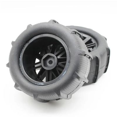 80mm Upgrade Sand Tires Compatible With Beach Use 12mm Hex Hub Compatible With Various RC Models 144001 124018 124019 12428 A B C 12427 144002 1/14 1/16(LEFT RIGHT TIRES)