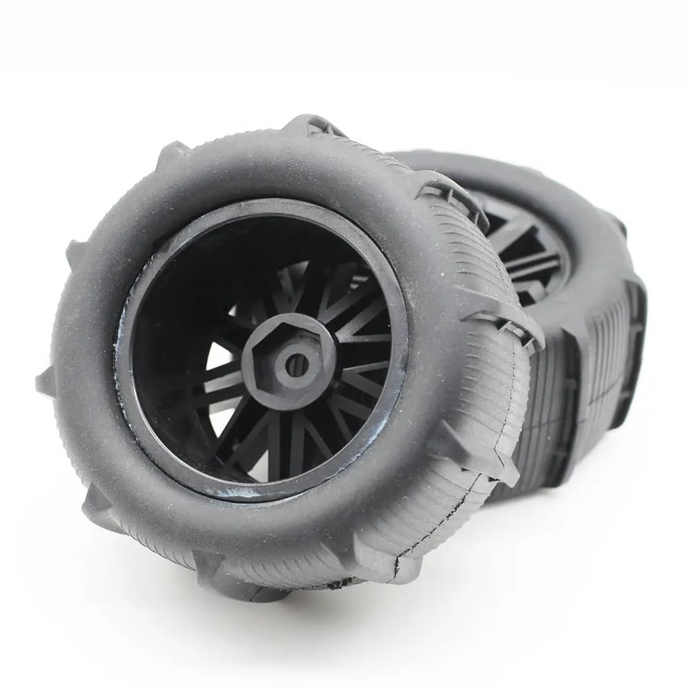 80mm Upgrade Sand Tires Compatible With Beach Use 12mm Hex Hub Compatible With Various RC Models 144001 124018 124019 12428 A B C 12427 144002 1/14 1/16(LEFT RIGHT TIRES)