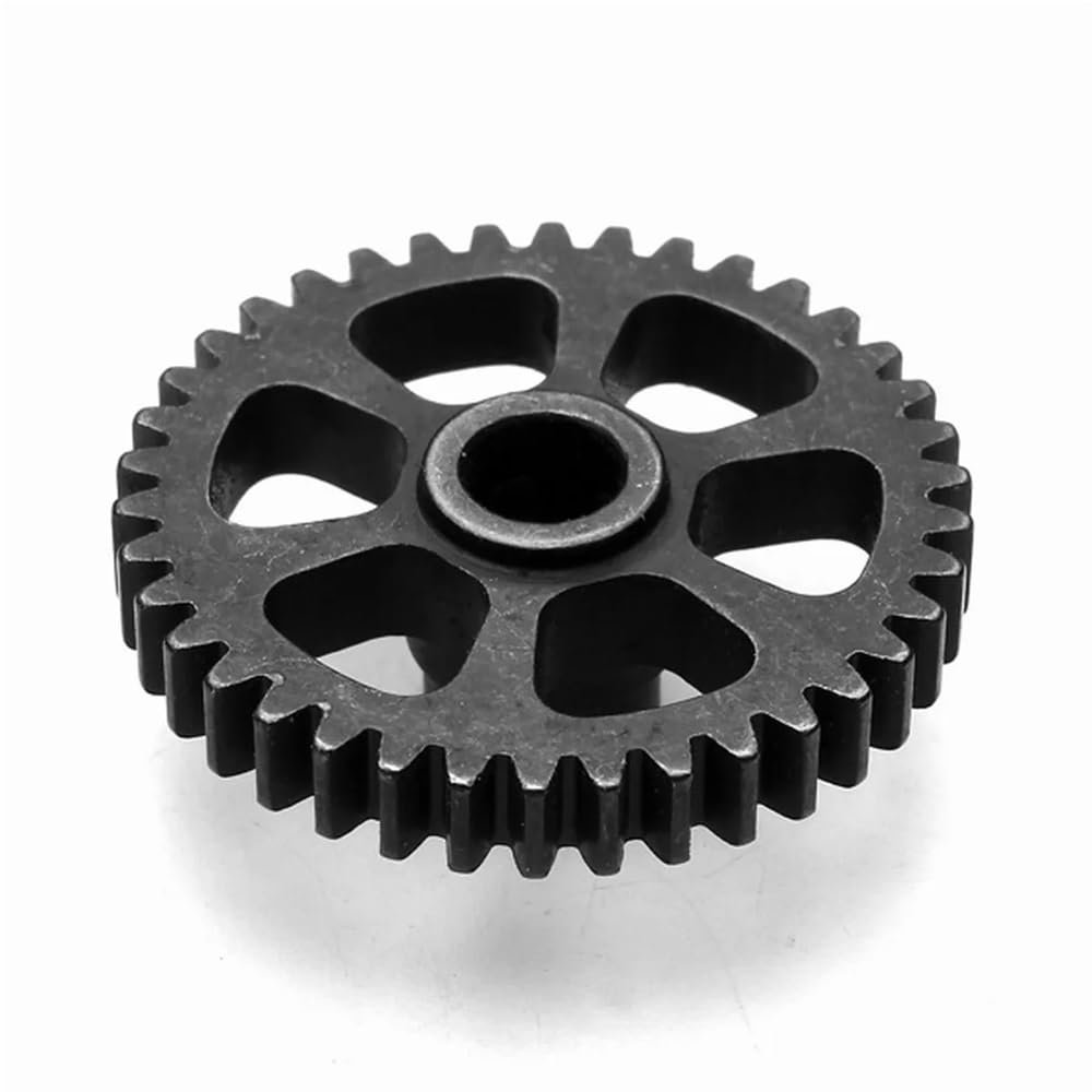 38T Steel Differential Main Gear And 17T Motor Gear Set Compatible With 1/18 A949 A959 A969 A979 K929 RC Car Buggy A949-24 And Other Compatible Models(38T)
