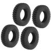 4 Pieces Sponge Rubber Tires Wheels Compatible With 1:14 Scale RC Vehicles(A) view 2