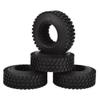 4pcs 1.9 Rubber Crawler Tires Wheels Compatible With 1/10 RC Rock Climbing Vehicle Compatible With 90047 Pro GEN8(5500001) view 1