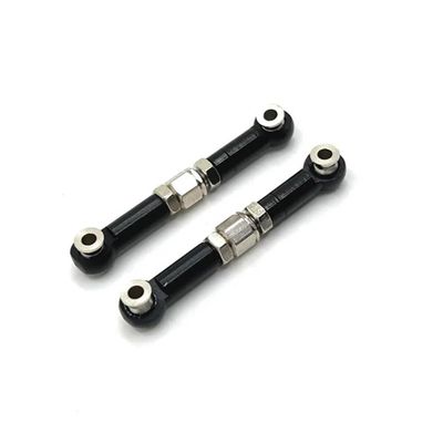 Compatible Steering Rod Compatible With H6 16207 16208 16209 16210 RC Car Parts Metal Upgrade And Modification(BLACK)