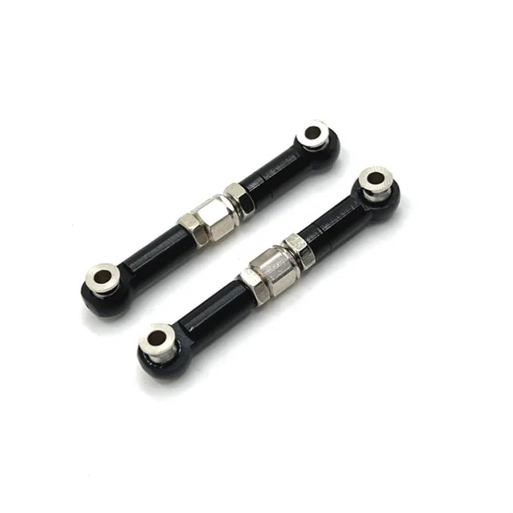 Compatible Steering Rod Compatible With H6 16207 16208 16209 16210 RC Car Parts Metal Upgrade And Modification(BLACK)