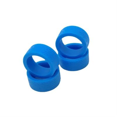 24mm Color Racing Tires Compatible With 1/28 Scale RC Cars Compatible With Models K969 K979 K989 K999 P929 P939(BLUE)