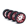 24mm Color Racing Tires Compatible With 1/28 Scale RC Cars Compatible With Models K969 K979 K989 K999 P929 P939(BLUE) view 2