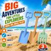 16" Beach Shovel Spade Rake Sandbox Sand Toys, Sturdy Scoop Trowel Garden Digging Planting Shovel Tool Kit, Kids Snow Shovel Outdoor Play Summer Gift Party Favor Beach Essential Travel Toy view 2
