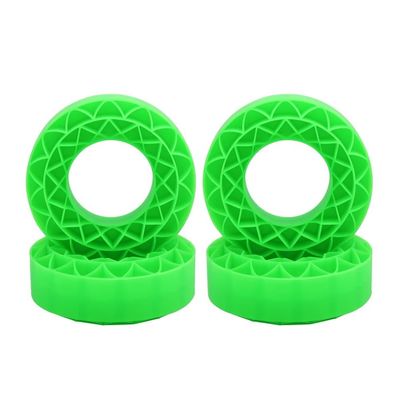 4pcs 1.9 Inch Silica Gel Rubber Foam Tires Compatible With 1/10 RC Crawler Vehicles Compatible With TF2 GEN8(GREEN)
