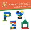 310-Piece Building Blocks Set, Creative Classic Bulk Bricks Toy, Transparent Panel Bricks Baseplate, Compatible with All Major Brands view 3