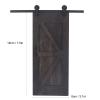1:12 Scale Miniature Dollhouse Barn Doors, Birch Wood, 7.5 x 3.1 Inches, 2-Pack with Push Rods, Interior Decor Accessory view 4