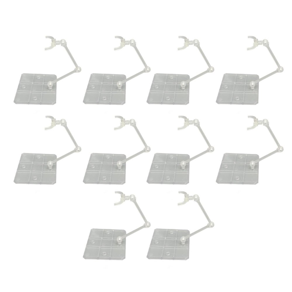 Adjustable Action Figure Display Stand, 10PCS Acrylic Base for Anime Figures, Collectible Game & Movie Action Figure Holder Base