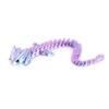 3D Printed Spiky Dragon Fidget, 11.8 Inches Articulated Spikes Dragons Fun Desk Decoration, ADHD 3-d Print Animals, Dreamy Blue view 1