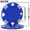 100 Custom Poker Chips, 37MM Custom Drink Tokens Personalized Logo, Image and Text, Double Side UV Full Color Printing Custom Drink Chips for Bar, Party, Business Cards, Company Logo and Promotions view 2