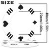 100 Custom Poker Chips, 40MM Custom Drink Tokens Personalized Logo, Image and Text, Double Side UV Full Color Printing Custom Drink Chips for Bar, Party, Business Cards, Company Logo and Promotions view 2