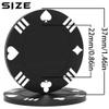 100 Custom Poker Chips, 37MM Custom Drink Tokens Personalized Logo, Image and Text, Double Side UV Full Color Printing Custom Drink Chips for Bar, Party, Business Cards, Company Logo and Promotions view 2
