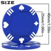 100 Custom Poker Chips, 40MM Custom Drink Tokens Personalized Logo, Image and Text, Double Side UV Full Color Printing Custom Drink Chips for Bar, Party, Business Cards, Company Logo and Promotions view 2