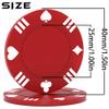 100 Custom Poker Chips, 40MM Custom Drink Tokens Personalized Logo, Image and Text, Double Side UV Full Color Printing Custom Drink Chips for Bar, Party, Business Cards, Company Logo and Promotions view 2