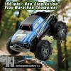 Calefwe Amphibious Remote Control Car, Monster Trucks for Boys Age 4-7, Monster Truck Toys W/Blocks & 360Spin, 4WD All-Terrain Off-Road RC Cars with 2 Batteries 100 min, 2.4Ghz Pool Toy Gift for Kids view 2