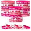 JUNEBRUSHS 42pcs Mother's Day Silicone Wristbands Party Favors Rubber Bracelets for Happy Mother's Day Mom Birthday Themed Party Supplies Goodie Bag Stuffers Fillers view 1