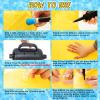 Hungdao 4 Feet Giant Inflatable Duck Huge Funny Rubber Duck Large Blow up Duck Inflatable Duck Pool Float for Summer Beach Swimming Pool Party Decoration(Joy Funny) view 3