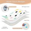 Nander Color Dots Bed Pad 34"X52" Washable Waterproof Mattress Protector Reusable Toddler Mattress Pads for Kids Adults and Pets Potty Training Mat view 3