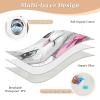 Nander Cute Kitten with Bow Bed Pad 34"X52" Washable Waterproof Mattress Protector Reusable Toddler Mattress Pads for Kids Adults and Pets Potty Training Mat view 3