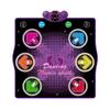 HTASKTEXEH Dance mat Toys for Kids Ages 3-12 and Adults, Electronic Dance Pad with Light-up 6-Button Connectable to Cell Phone, Musical Dance Toys with 6 Game Modes, for Kids view 1