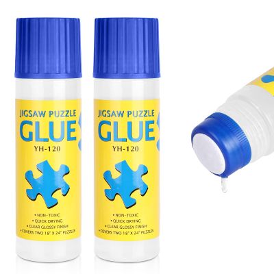AUAUY 2x120ML Jigsaw Puzzle Glue Clear for Adults and Children