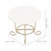 Vaguelly 1/12 Scale Miniature Furniture Mini Tea Table Set Handmade Tiny House Decor for Dollhouses view 2