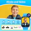 Cosjoype Kids Smart Watch for Kids with 26 Puzzle Games HD Camera Video MP3 Player Habit Tracking Learn Card Flashlight 12/24 hr Kid Watches Gift for 5-12 Year Old Boys Toys for Kid view 3