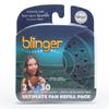 blinger Ultimate Fan Refill Pack of 30 Dazzling Hair-Safe Gems -Purple  as seen on Shark Tank | Hair-Safe Bedazzler Gem Stamper for all the Sports Lovers | Fun Gift, Game Days, Sports view 1