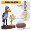 Creative bird-shaped and flower-shaped decorative sculptures - cute natural-themed ornaments | Handmade wooden base and interesting design | Home, children's room, office decoration and creative gifts view 3