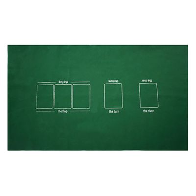 Rsmmpqa Poker Table Top15376.5 cm, Easy to Carry, Felt Table Cloth, Waterproof, Non-Foldable Mahjong Playing Card Table Cloth