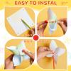 150 Pcs DIY Paper Pinwheels for Kids Bulk Fall Summer Craft Kits White Blank Paper Pinwheels for Girl Boy School Group Activities Daycare Home Graffiti Art Craft Party Halloween Christmas (5.12 Inch) view 3