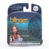 blinger Ultimate Fan Refill Pack of 30 Dazzling Hair-Safe Gems - Black  as seen on Shark Tank | Hair-Safe Bedazzler Gem Stamper for all the Sports Lovers | Fun Gift, Game Days, Sports view 1