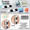 2 Psc Keyboard Fidget Toy, Keyboard Fidget Keychain 4-in-1 Keyboard Decompression Button Finger Clicker Toys, Button Stress Relief Fidget Gifts for Adult to Relief Stress (Black+White) view 3