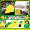 27" Large Taco Piata for Birthday Party Decoration  Vibrant Cinco de Mayo, Taco Bout a Party, Mexican Theme Bash Taco Tuesday view 3