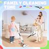 SMILESSKIDDO Kids Vacuum That Really Works - Toddler Toy Vacuum with 2 Nozzles & 5 Cleaning Set Accessories, Sound and Ball Popping Action, Pretend Play Housekeeping Toys Gifts for Girls & Boys view 4