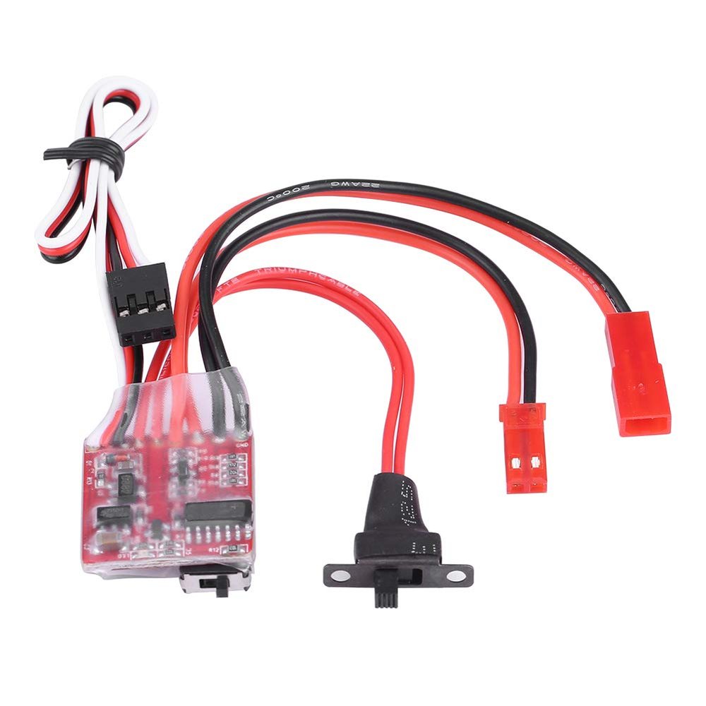 30A Brushed ESC Winch Switch Controller, with Receiver Power Supply, for 1/10 Scale RC Crawler Car