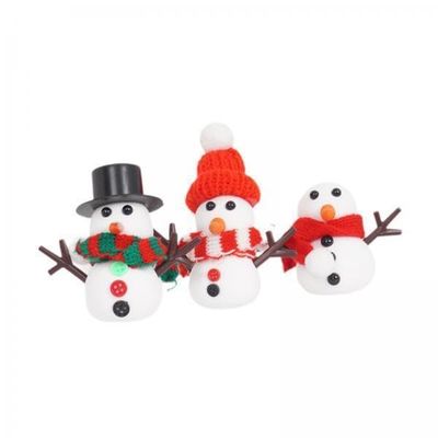 Gxdqxxd 3X Snowman Craft for Kids Snowman Making Kit Creative Indoor Decor Stocking Stuffer