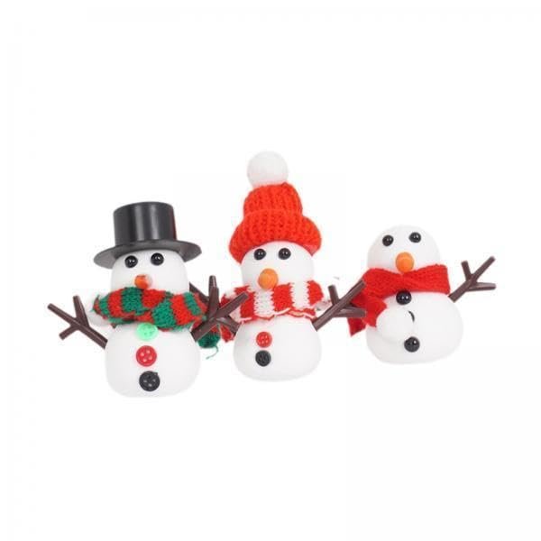 Gxdqxxd 3X Snowman Craft for Kids Snowman Making Kit Creative Indoor Decor Stocking Stuffer