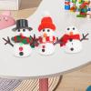 Gxdqxxd 3X Snowman Craft for Kids Snowman Making Kit Creative Indoor Decor Stocking Stuffer view 4