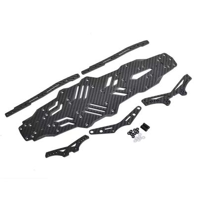 Carbon Fiber Upgrade Parts for MST RMX2.0S&RRX2.0S 1:10 Model Drift car (Black)